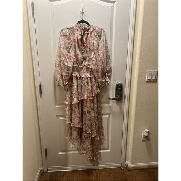 Elliatt Antonia Dress High Neck Midi Dress - in Wildflower Multi  size S NWT$289 - Picture 10 of 12